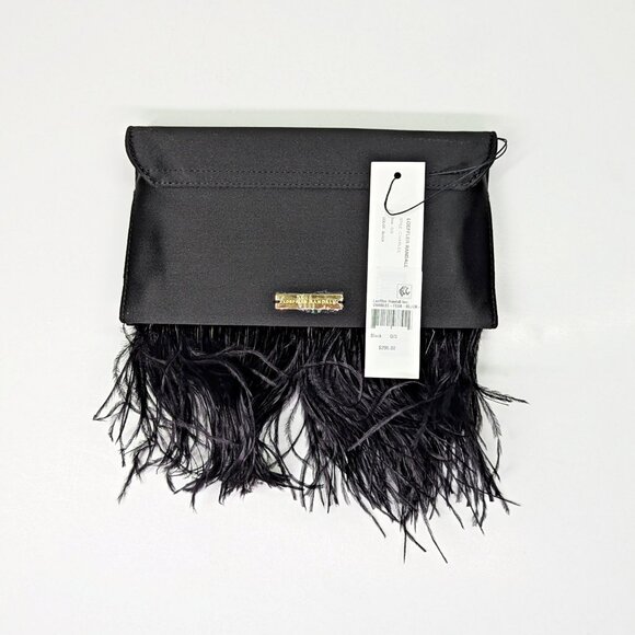 Loeffler Randall Women’s Charlee Feather Flap Clutch Shoulder Bag (MSRP $295) - Picture 4 of 9